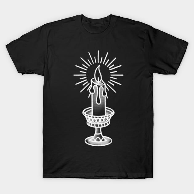 Trad Candle T-Shirt by HAPHEART.COM